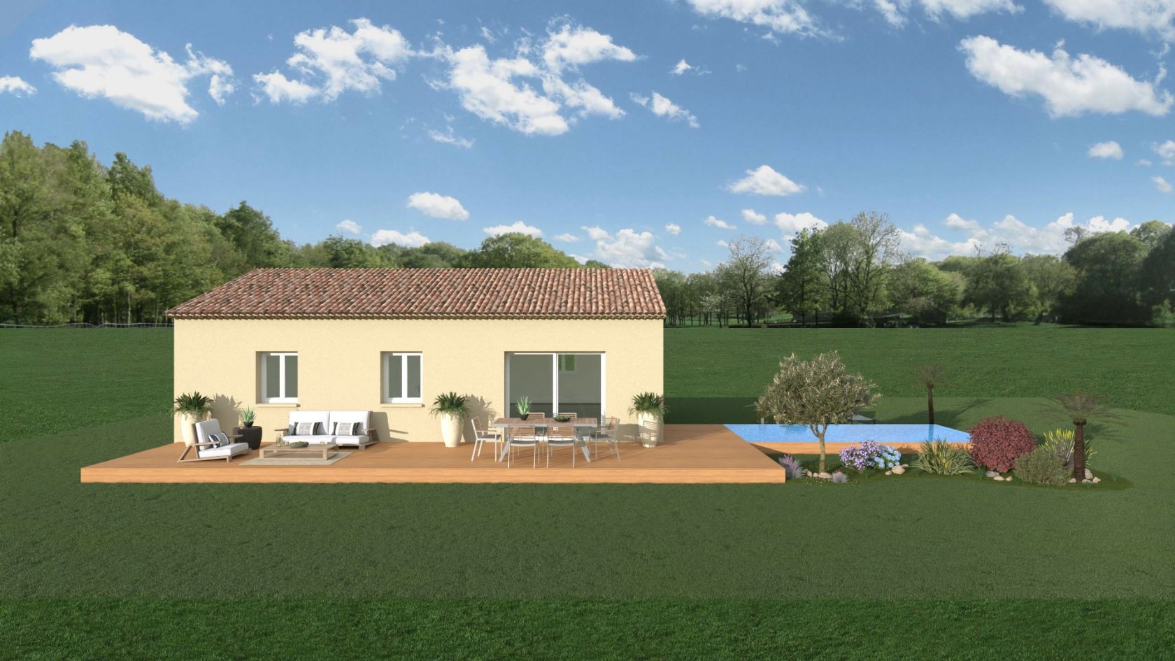 Magnifique maison individuelle de 80m2 disponible à LORGUES (83510)