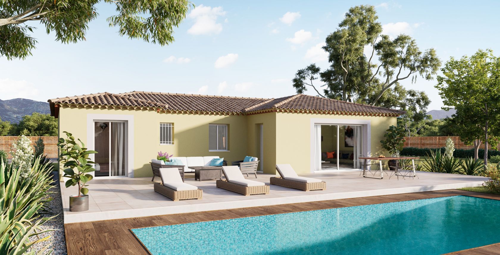 maison individuelle de 100m2 à LE THORONET (83340)