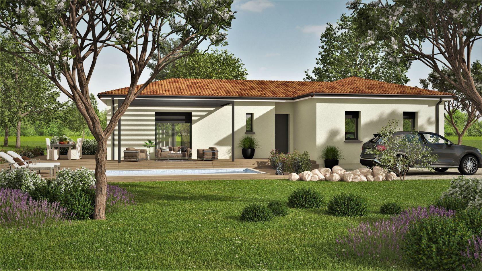 maison à construire de 100m2 disponible à BRESSOLS