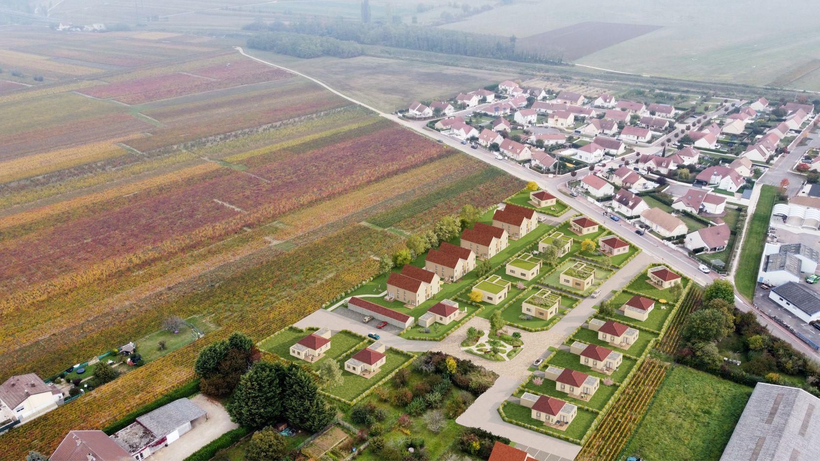 Sublime terrain constructible de 394m2 à NUITS-SAINT-GEORGES (21700)