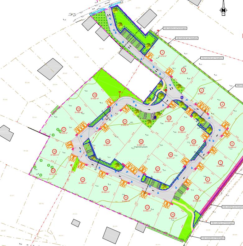 Magnifique terrain constructible viabilisé en vente à TAUGON (17170)