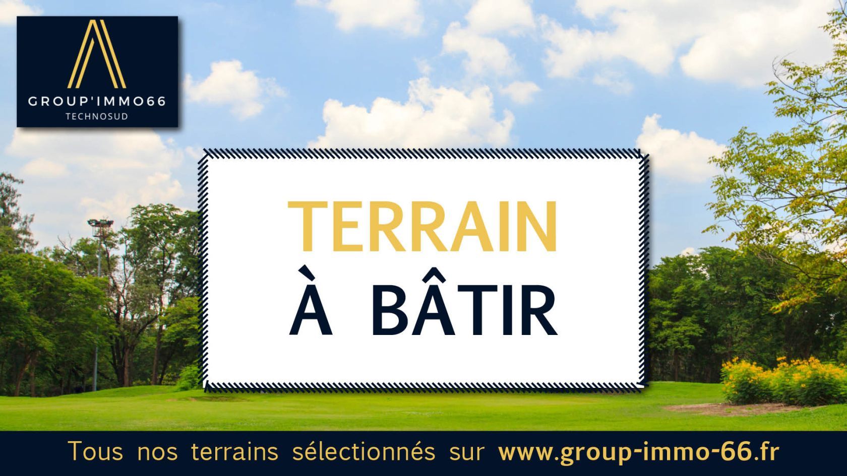 terrain à batir viabilisé de 619m2 à CATLLAR