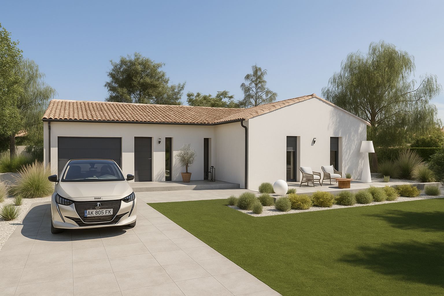 maison à construire de 74.44m2 disponible à LE LONGERON
