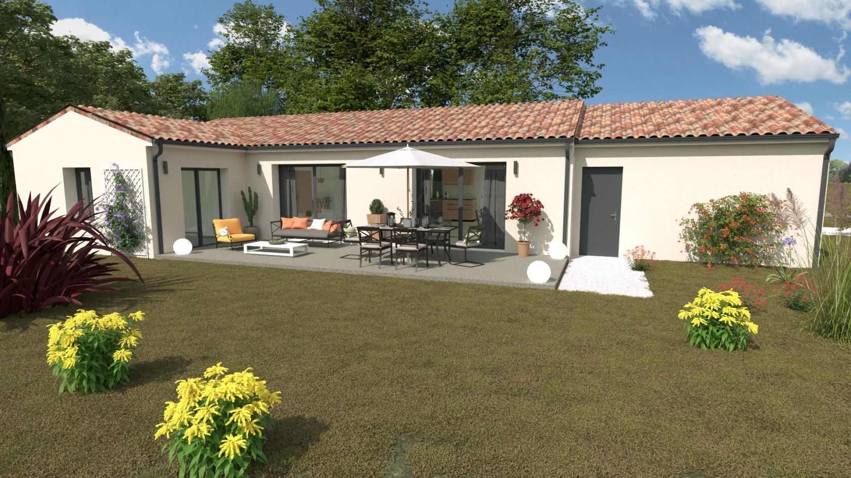 Jolie maison de 99m2 disponible à ROULLET-SAINT-ESTEPHE