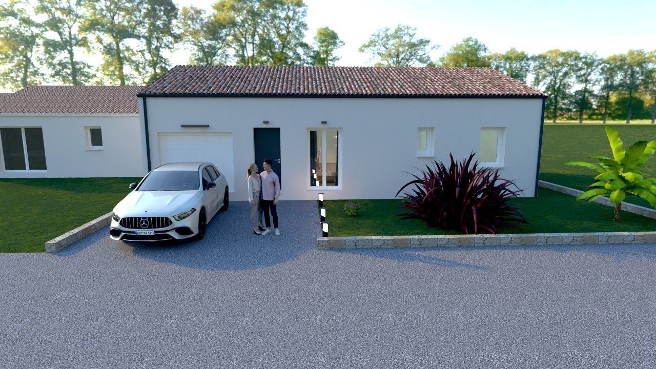 terrain à vendre viabilisé disponible à FONTCOUVERTE (17100)