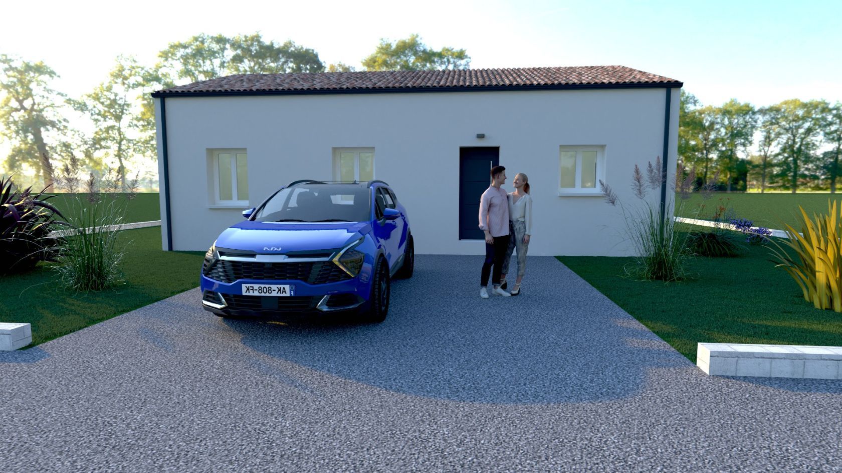 Agréable terrain à construire viabilisé de 378m2 en vente à PUYMOYEN (16400)