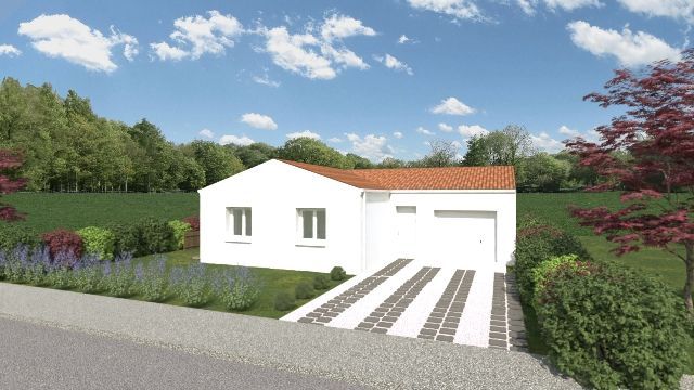 maison à construire de 66m2 à NIEUL-LE-DOLENT