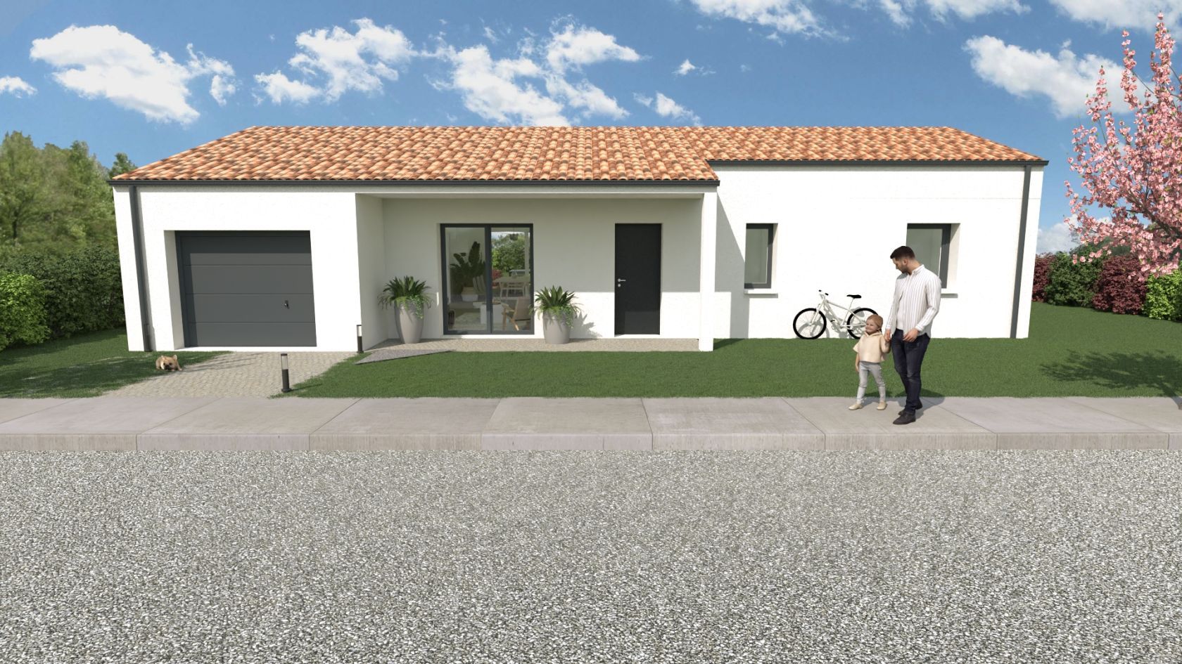 Charmante maison à construire de 110m2 à SAUJON (17600)