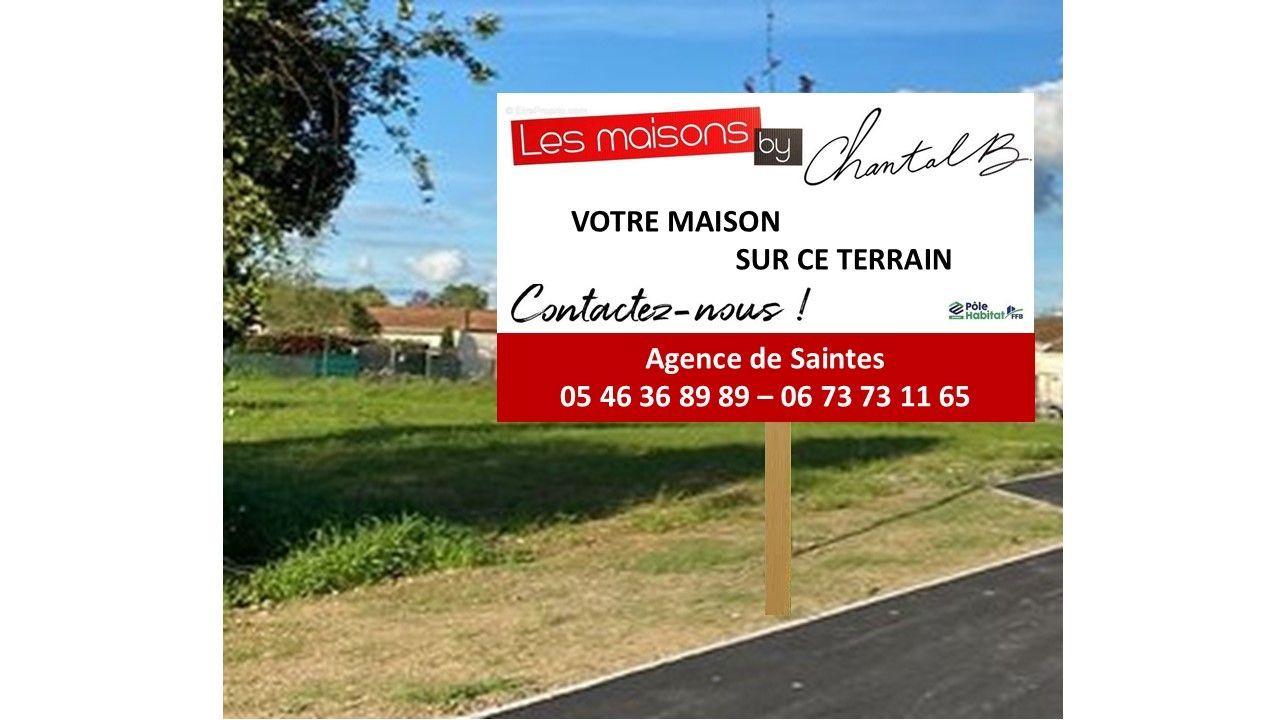 terrain viabilisé de 285m2 à SAINTES (17100)
