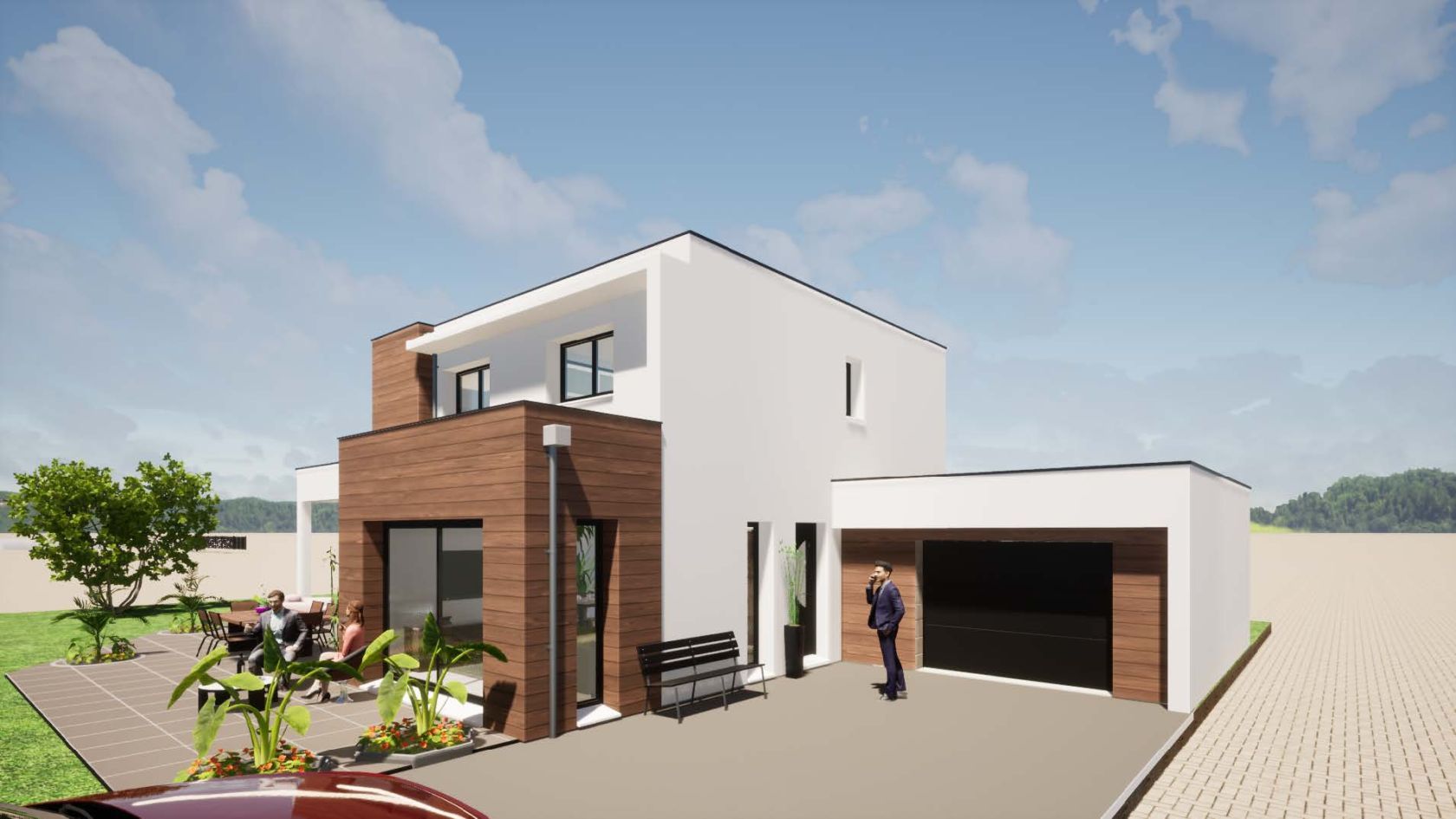 maison individuelle à FONTAINE-ETOUPEFOUR (14790)