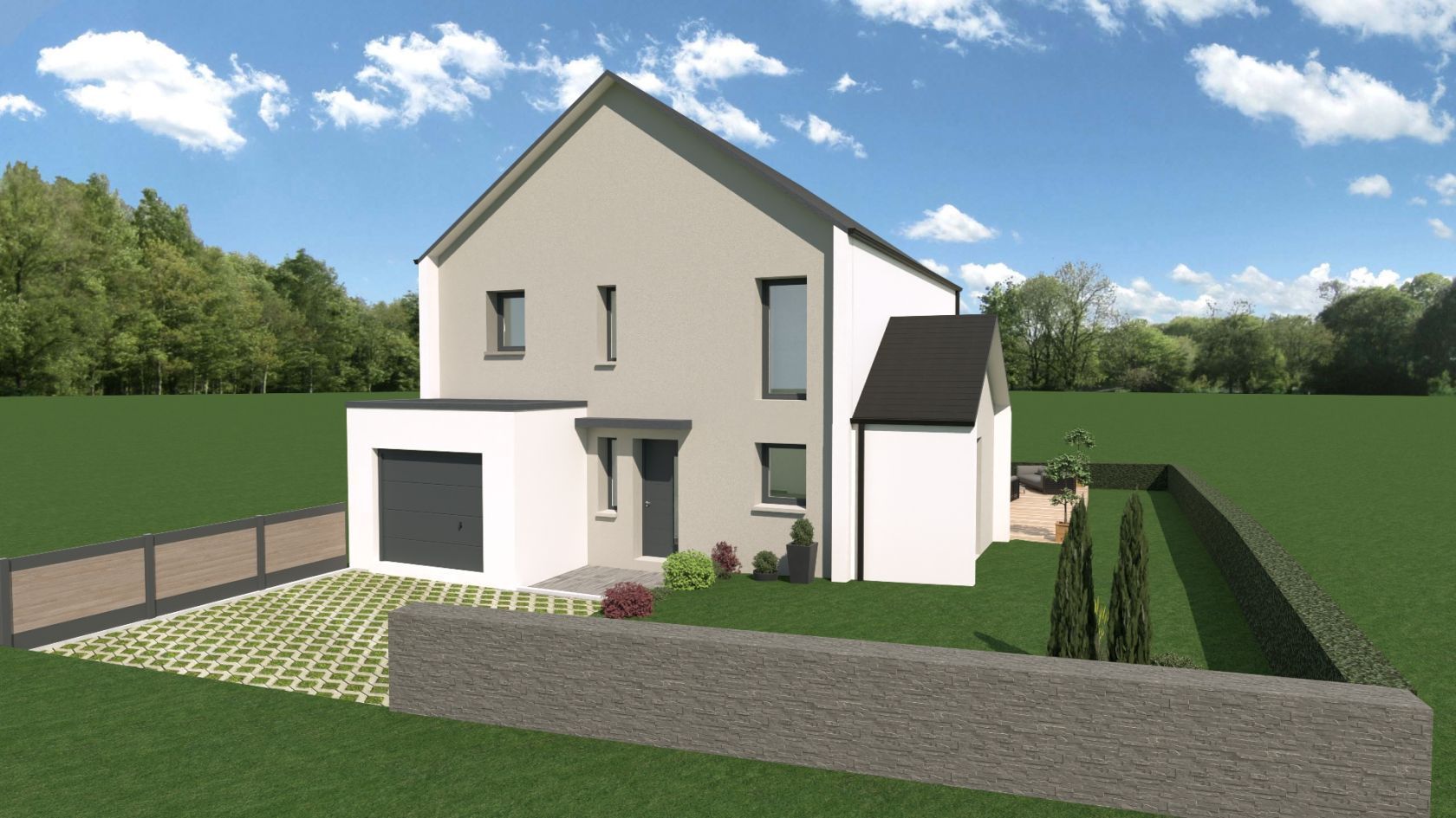 maison individuelle de 138m2 disponible à LE BODEO (22320)