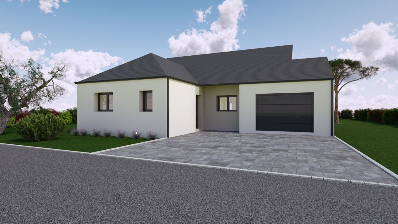 Ravissante maison à construire de 120.26m2 disponible à LE BODEO (22320)