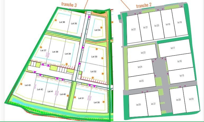 Parcelle de terrain à batir viabilisé de 498m2 disponible à FEINS (35440)
