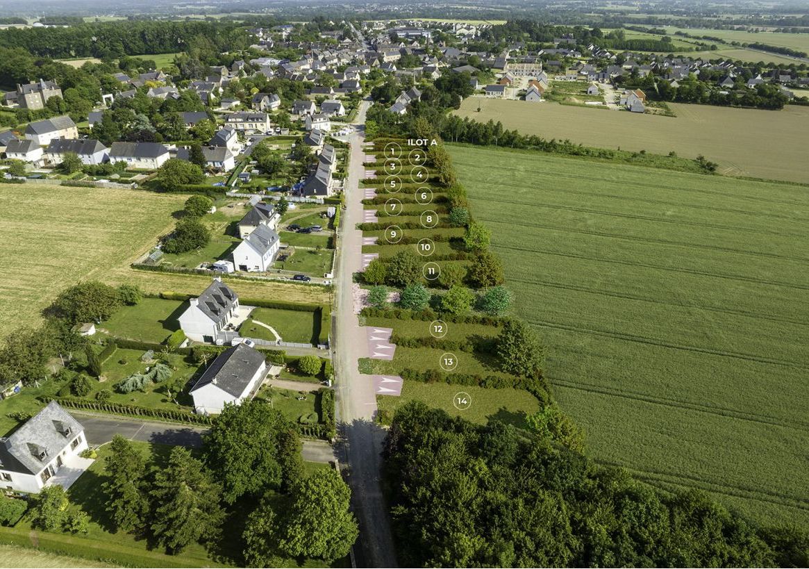 Beau terrain à construire viabilisé à PLEUGUENEUC (35720)