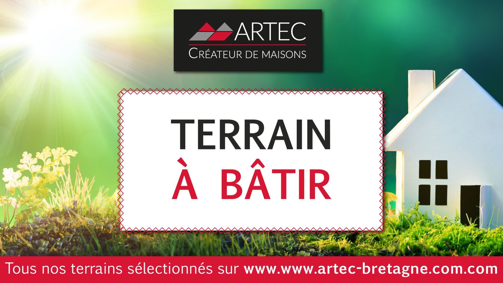 terrain à construire viabilisé à MONTERFIL (35160)