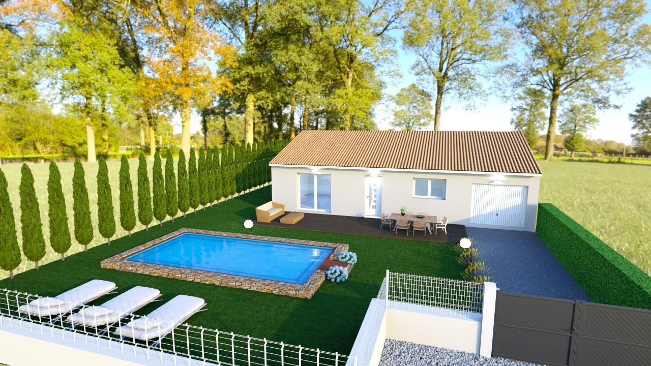 maison de 90m2 à LAUDUN-L'ARDOISE (30290)
