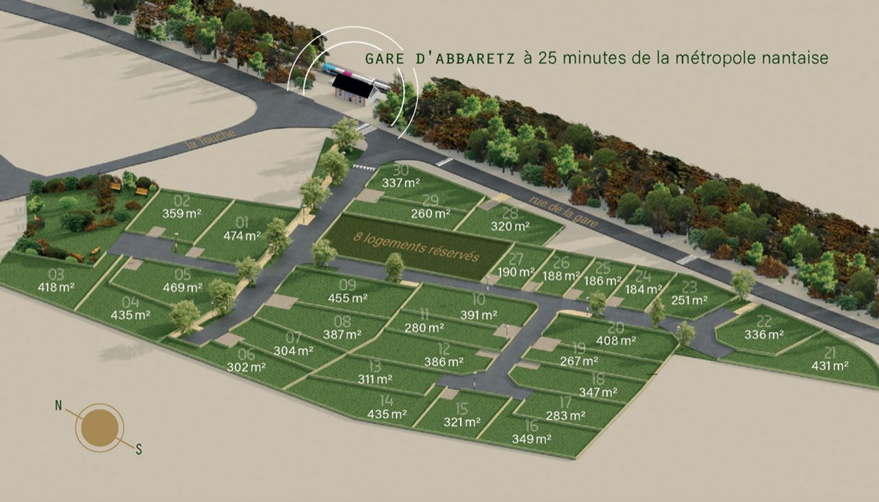 Superbe terrain disponible à ABBARETZ (44170)
