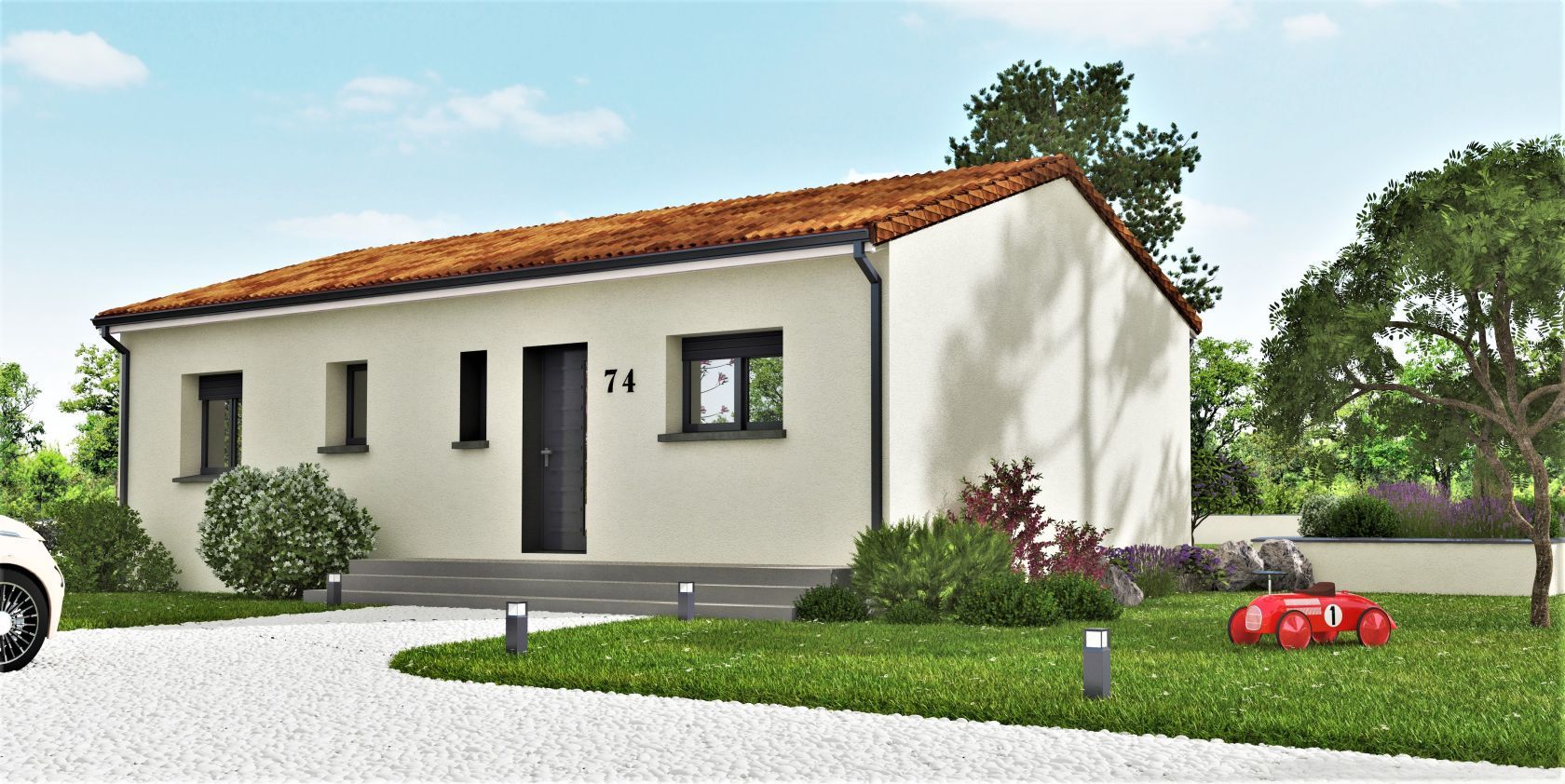 Offre de maison à construire de 74m2 disponible à BRESSOLS