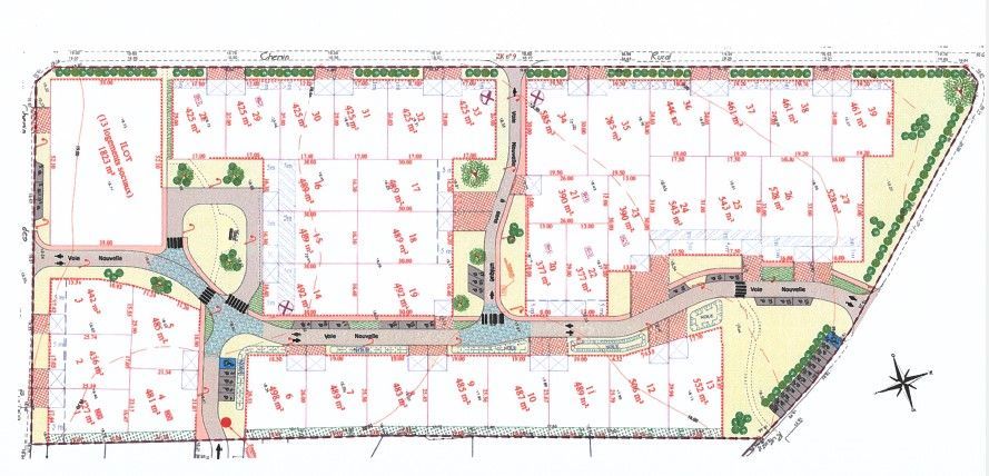 terrain constructible de 377m2 disponible à FORGES (17290)