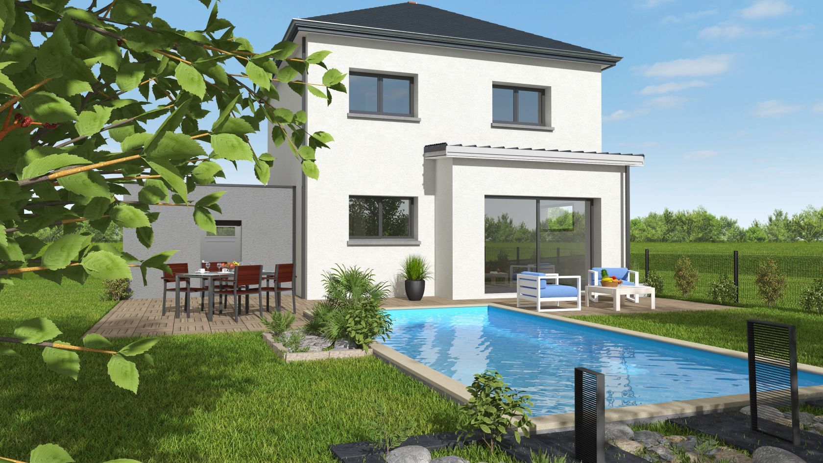 maison de 102m2 en vente à L'HERMITAGE