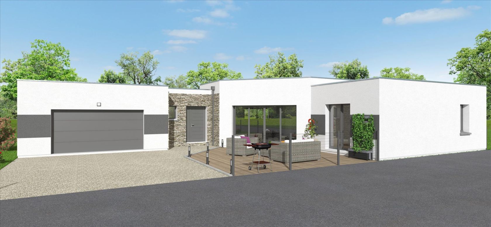 Charmante maison à construire de 138.68m2 en vente à LANGAN (35850)