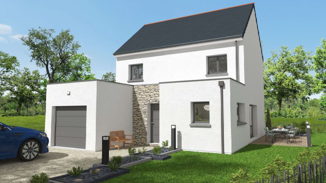 Charmante maison à vendre de 109m2 à SAINT-MALO-DE-GUERSAC (44550)