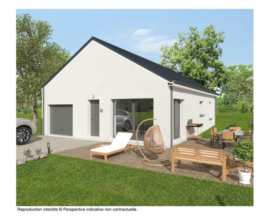 maison à construire de 74m2 à LAMBALLE