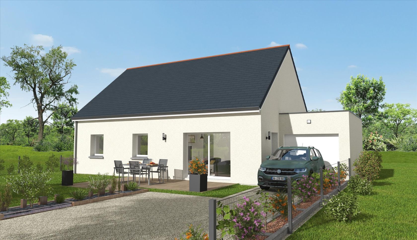 maison à vendre de 80m2 à MINIAC-MORVAN (35540)