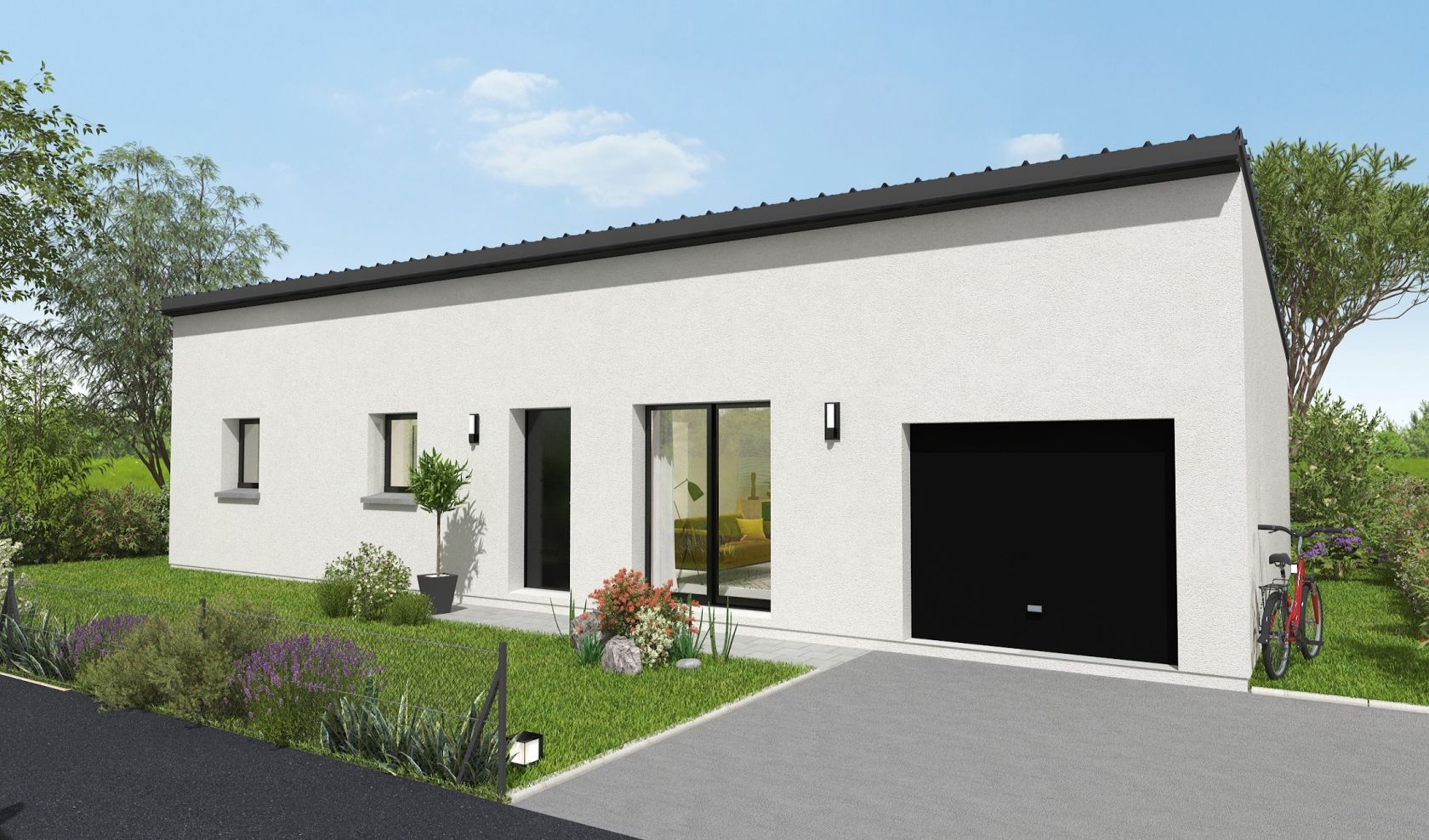 Jolie maison individuelle de 95m2 en vente à PLUMERGAT