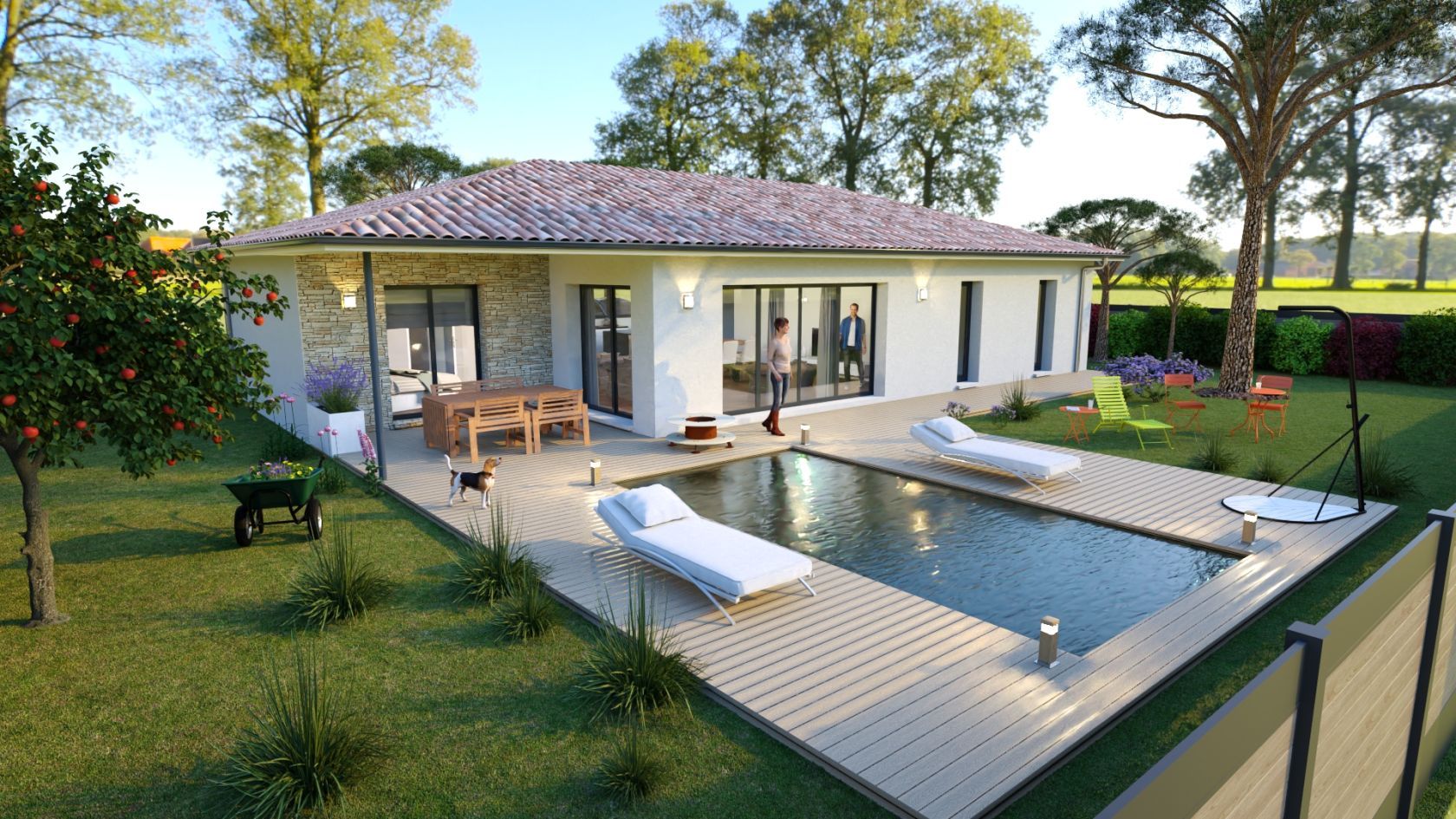 Ravissante maison à construire en vente à VERDELAIS