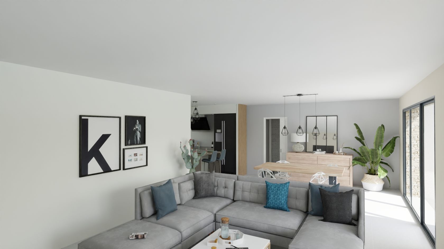 Vue int salon