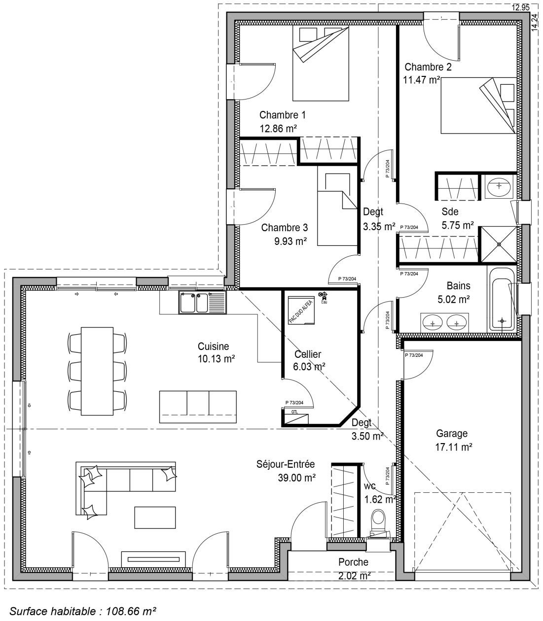 PLAN SITE INTERNET LYSA 109m²