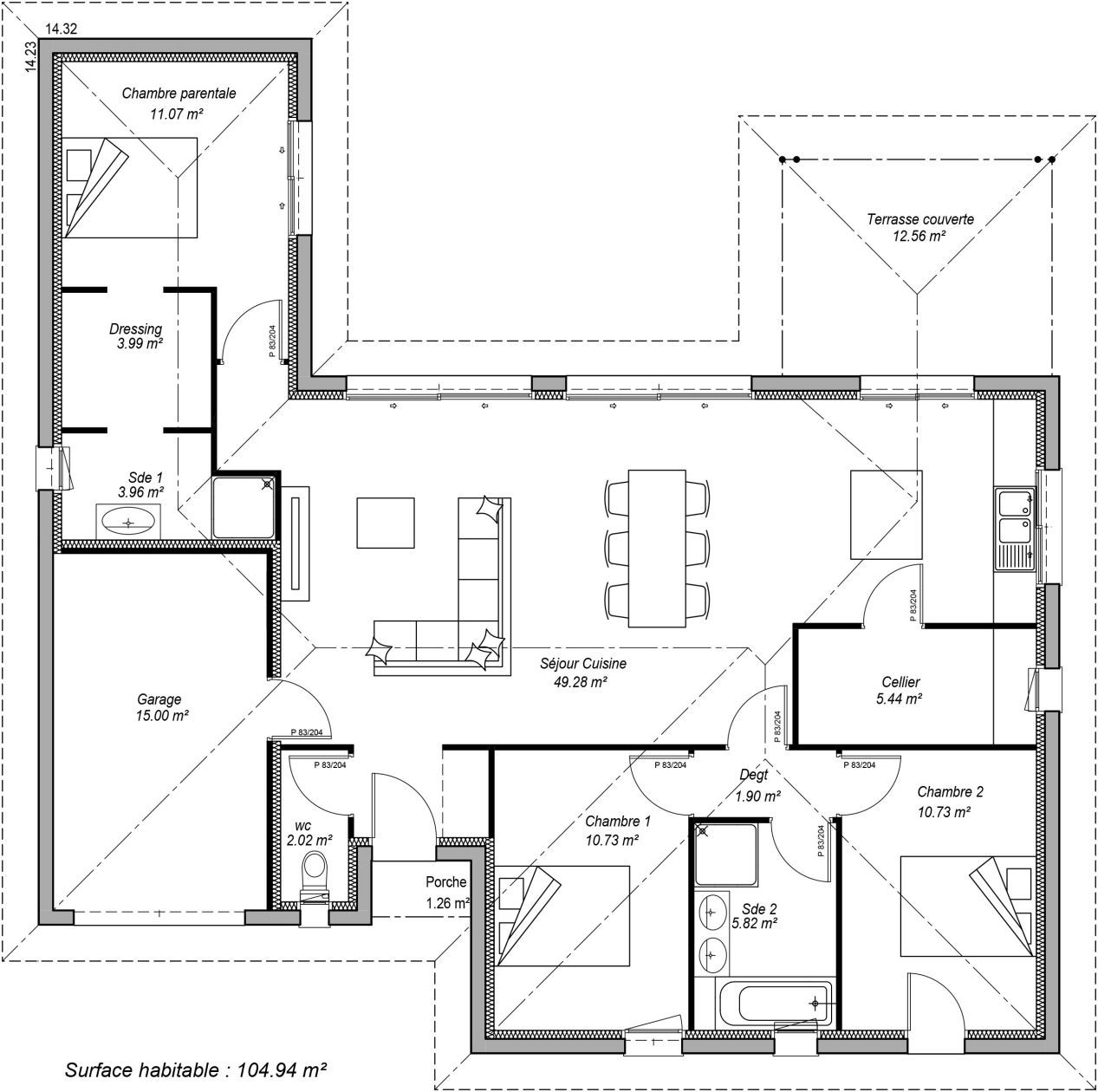 Plan site internet mila 104