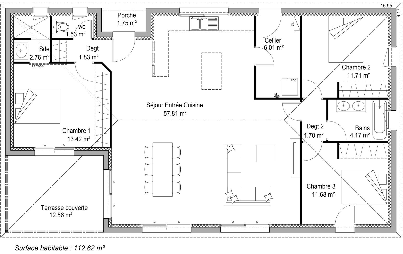 PLAN SITE ADELINA 113m²