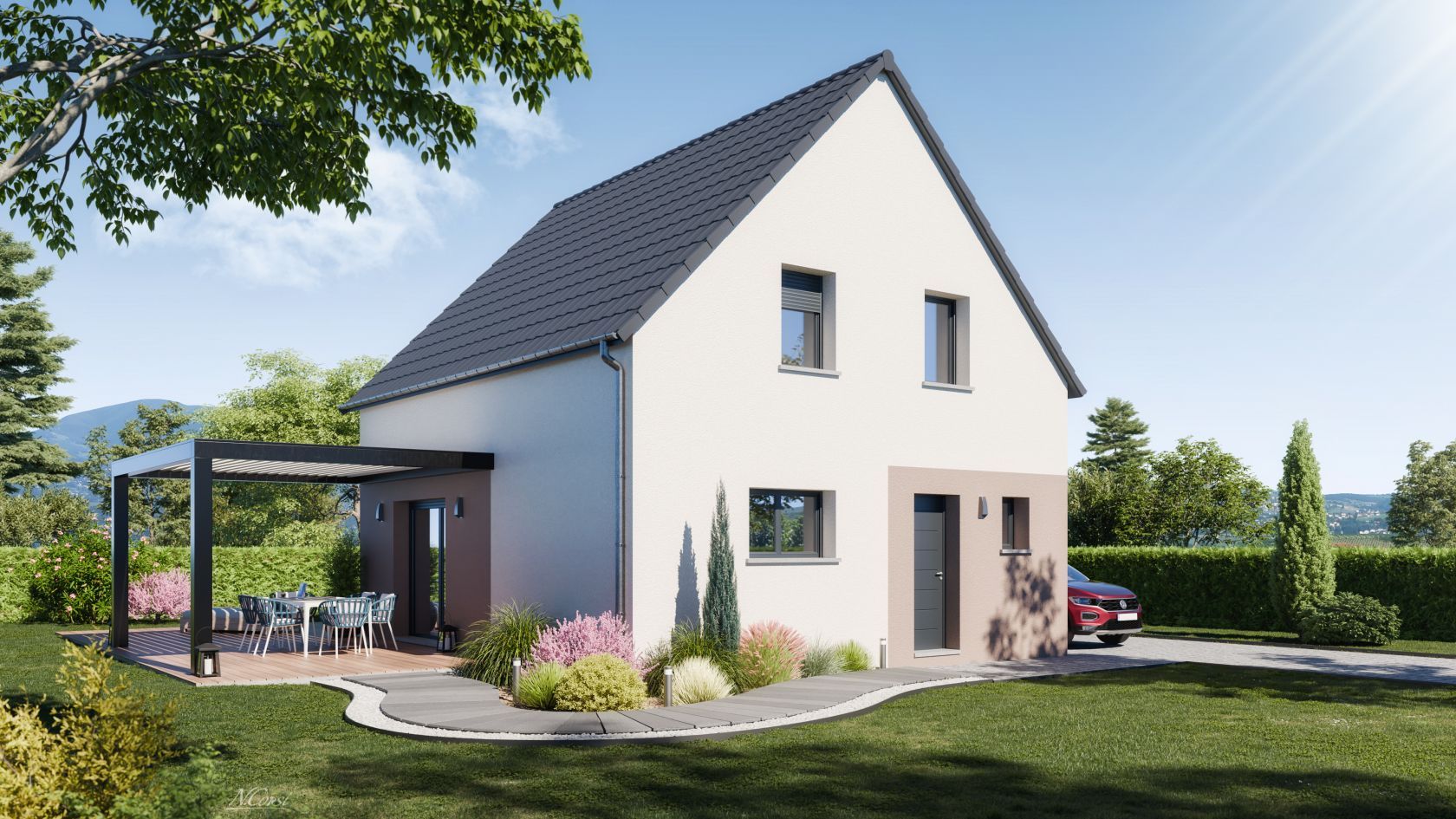 maison individuelle de 101m2 à NIEDERHERGHEIM