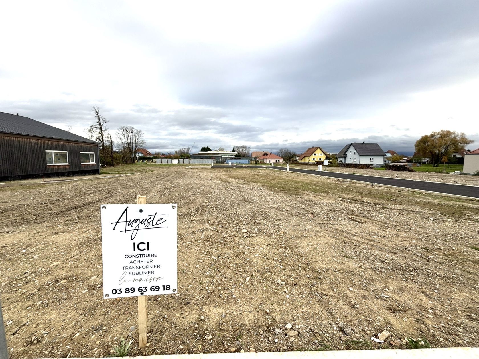 Magnifique terrain constructible viabilisé disponible à ALGOLSHEIM (68600)