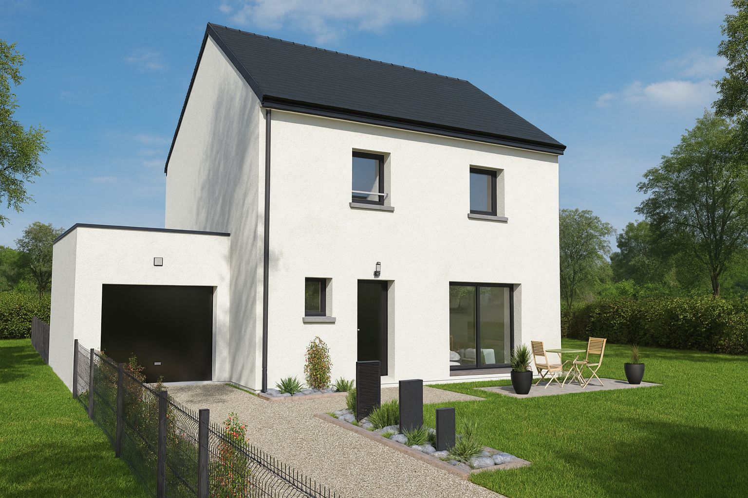 Ravissante maison à vendre de 85m2 en vente à MELGVEN (29140)