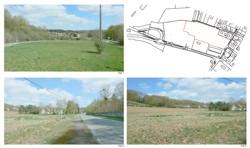 Parcelle de terrain à batir de 559m2 à PRECY-SUR-OISE (60460)