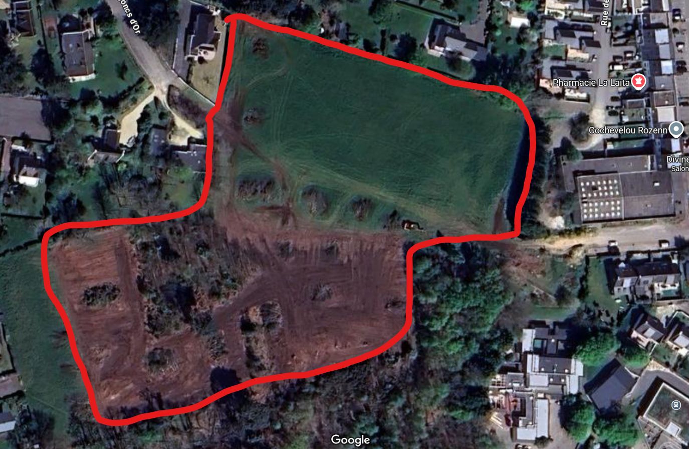terrain à construire de 265m2 à GUIDEL