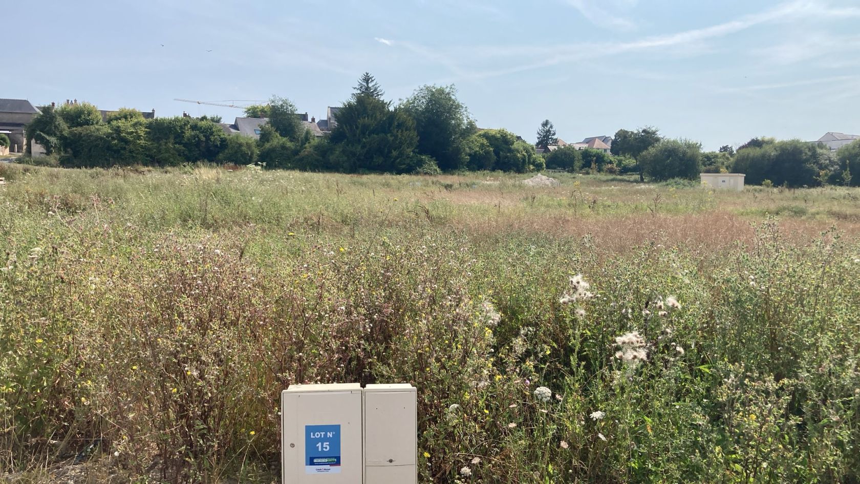 Joli terrain à batir viabilisé de 364m2 en vente à CHANCEAUX-SUR-CHOISILLE