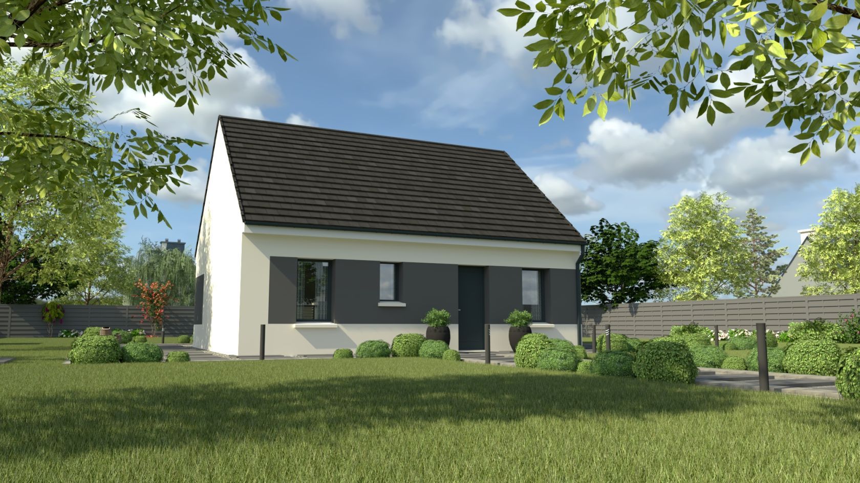 Agréable maison à construire de 70m2 en vente à SAINT-YVI (29140)