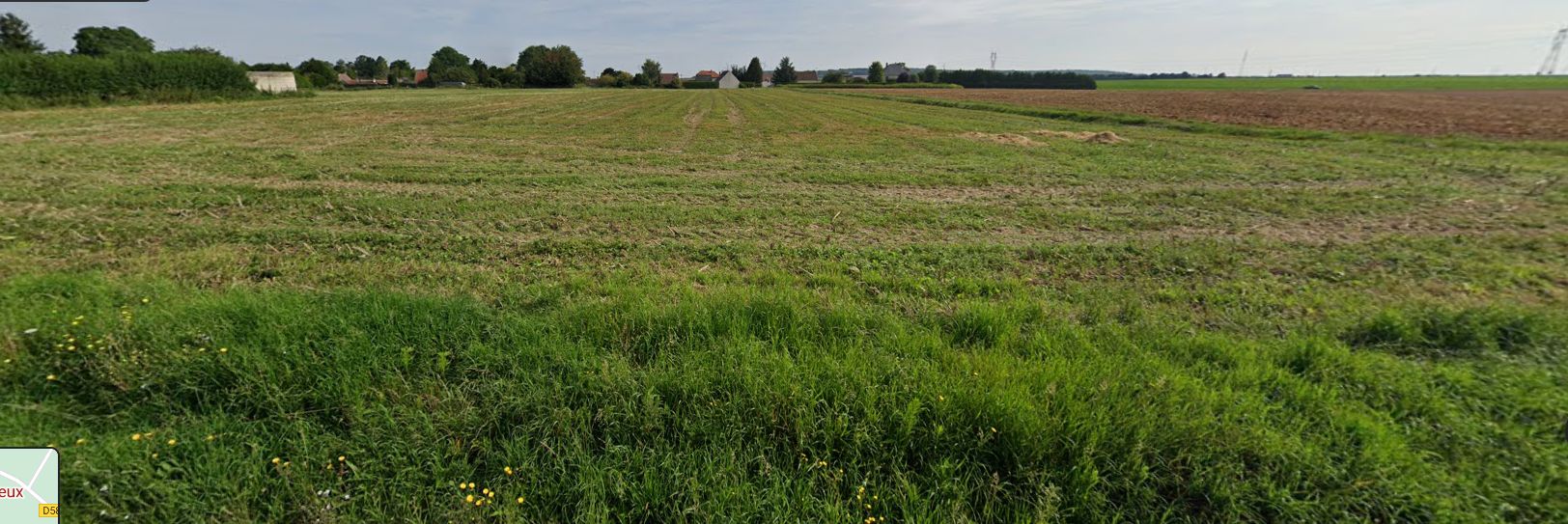 Ravissant terrain à construire viabilisé de 491m2 à RULLY