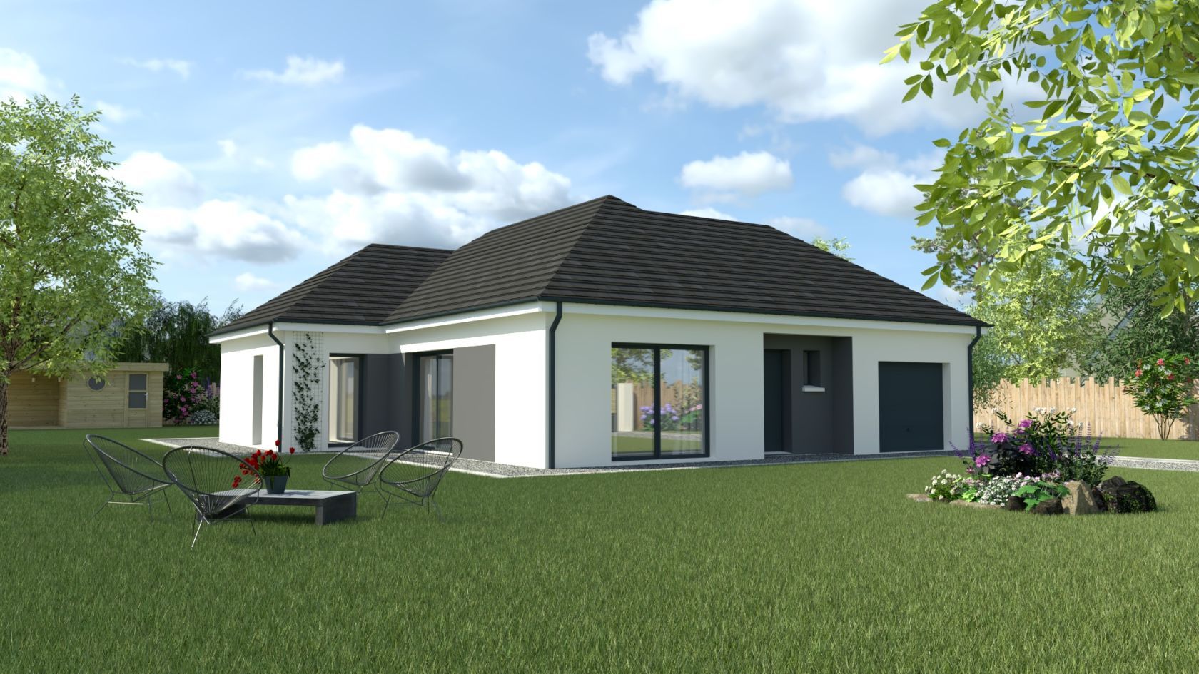 Charmante maison à construire de 99.12m2 en vente à FORGES-LES-BAINS (91470)