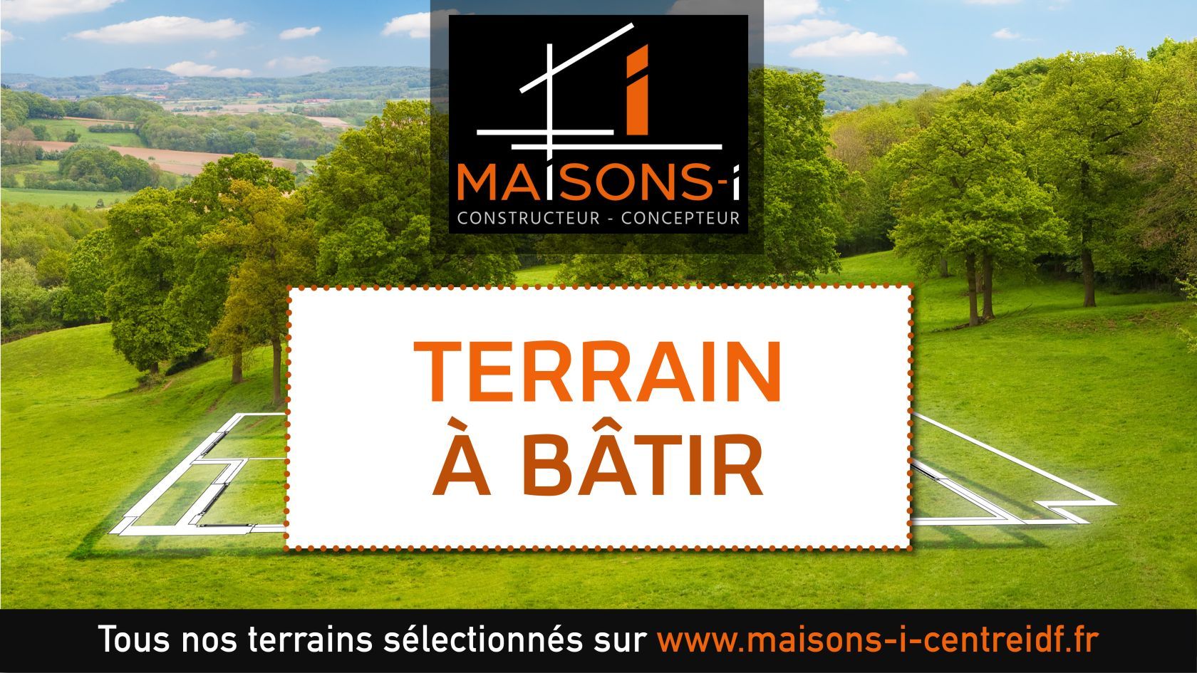 Beau terrain constructible de 1600m2 à VILLECERF (77250)