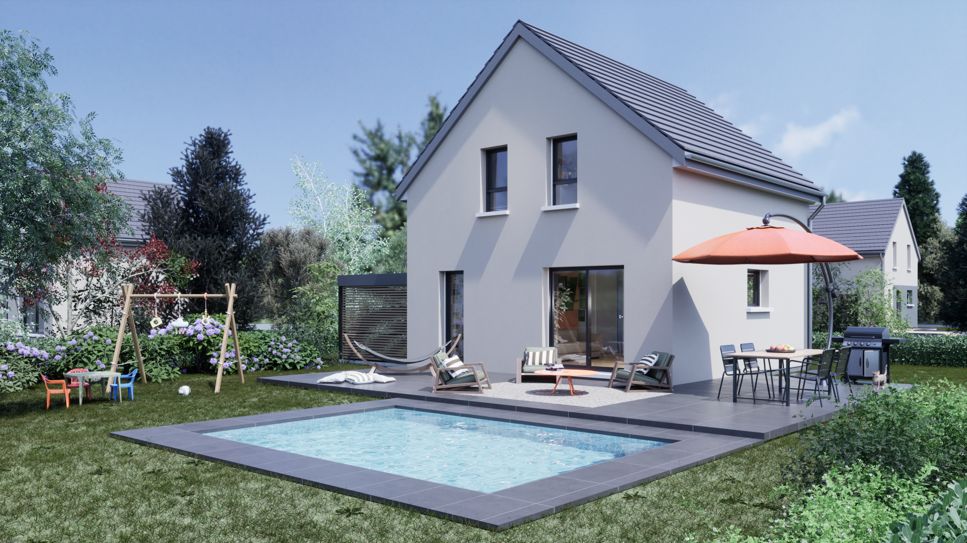 Jolie maison de 70m2 à NIEDERHERGHEIM (68250)