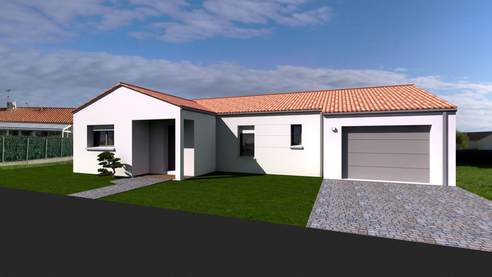 maison à construire de 102m2 à L'ILE-D'OLONNE