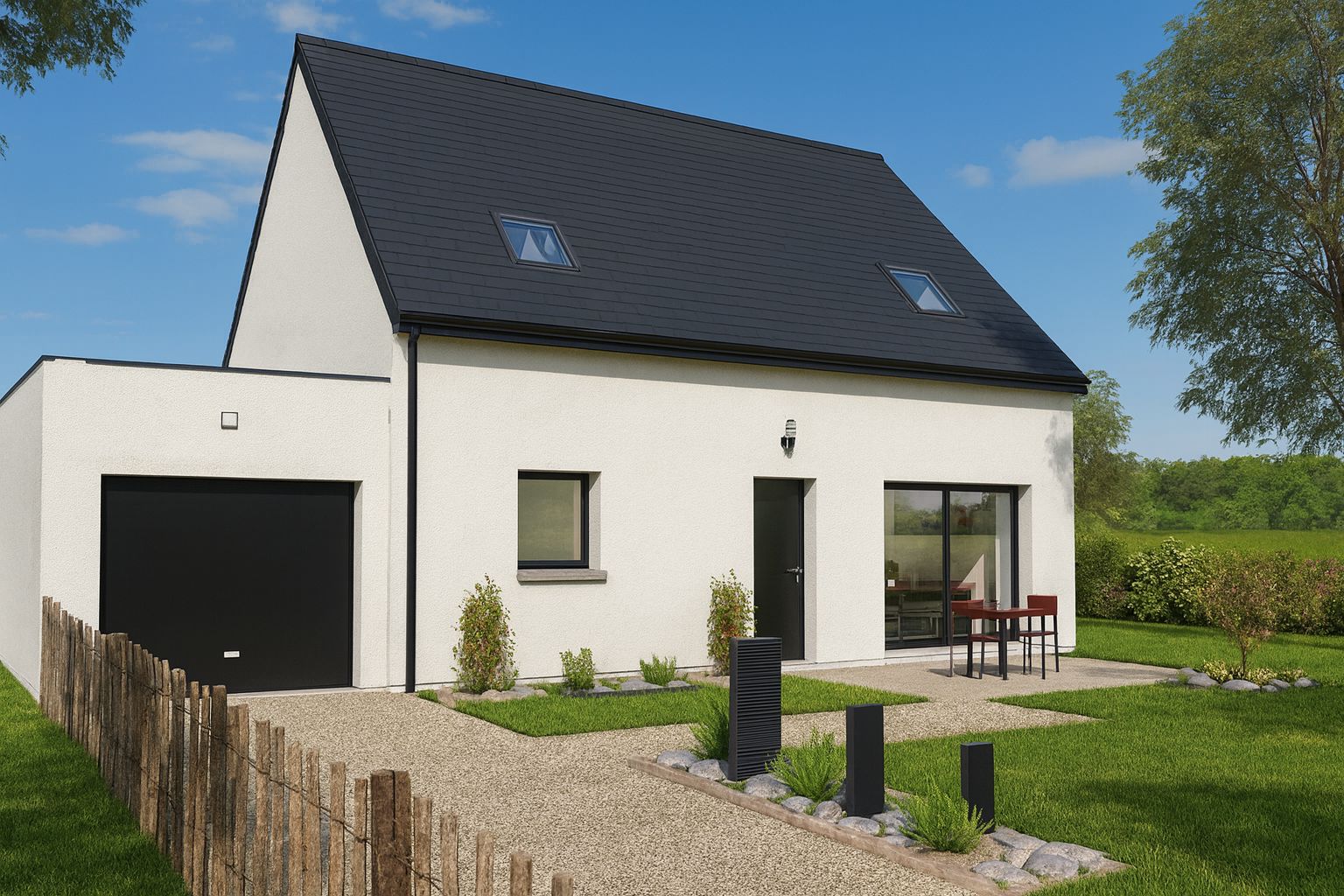 Superbe maison à construire disponible à SAINT-MALO-DE-GUERSAC (44550)