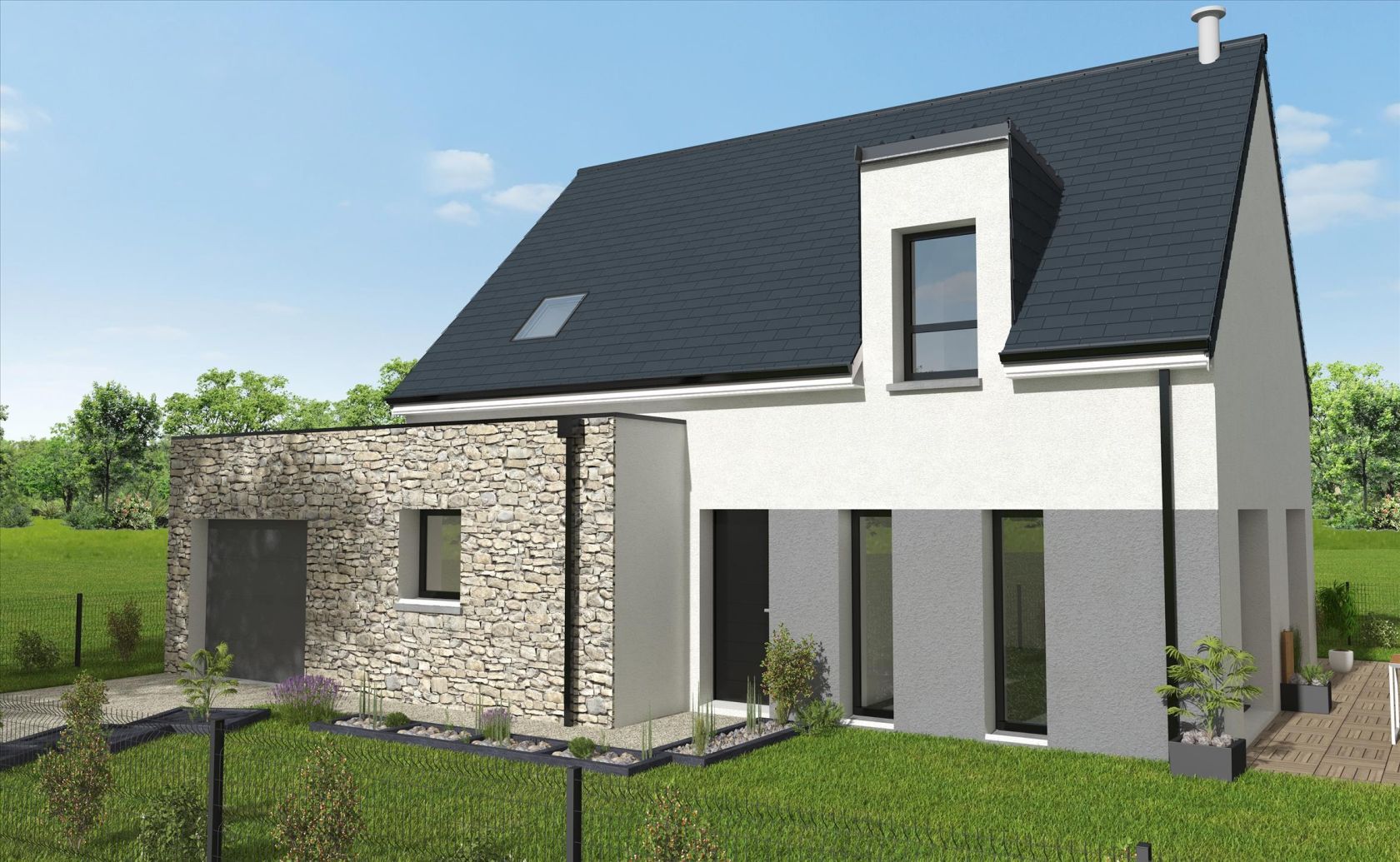 maison de 106m2 disponible à LA LANDEC