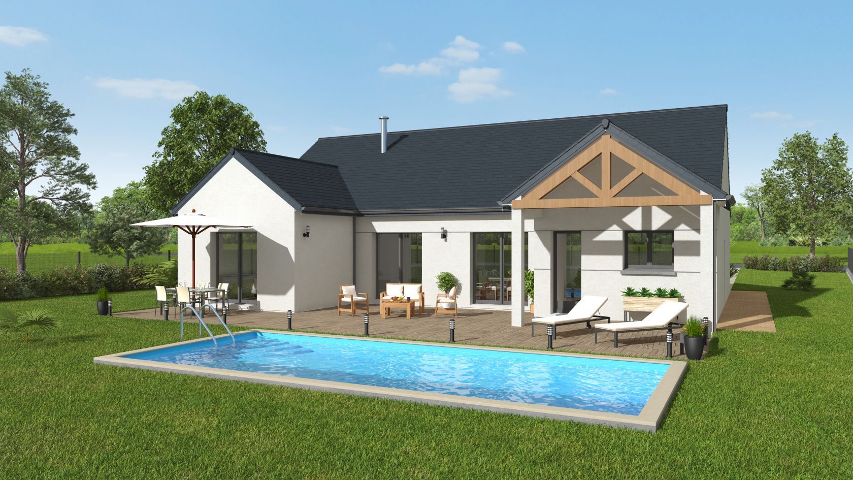 Charmante maison à construire à BONNEMAIN