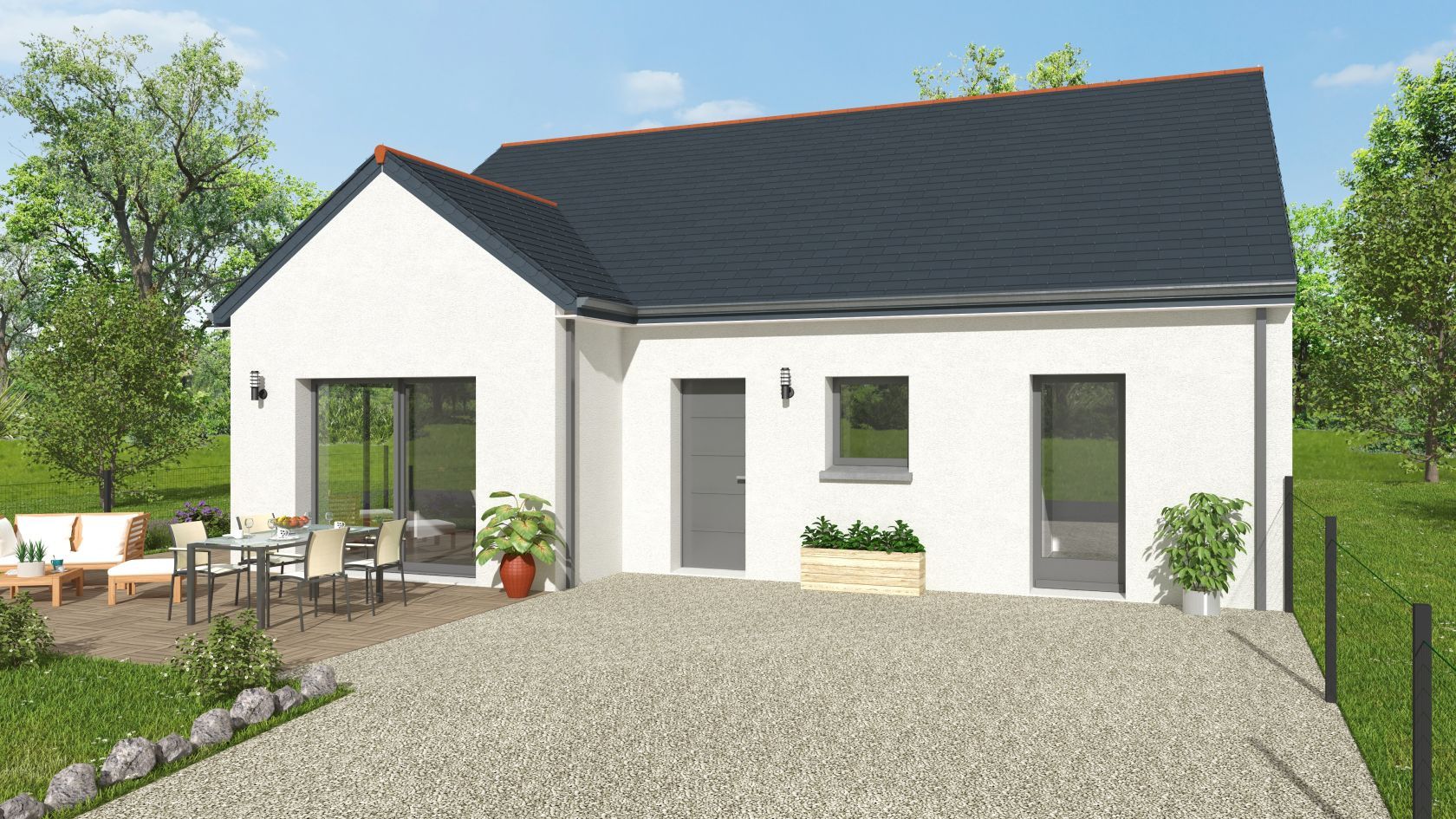 Jolie maison de 85m2 en vente à BONNEMAIN